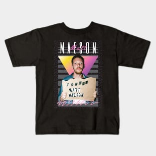 Matt Maeson Retro Style Fan Art Kids T-Shirt